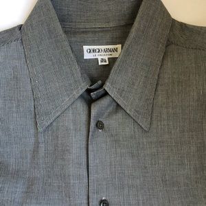 Mens’ Vintage Giorgio Armani Le Collezioni Shirt Size Large 15 1/2 | 34/35